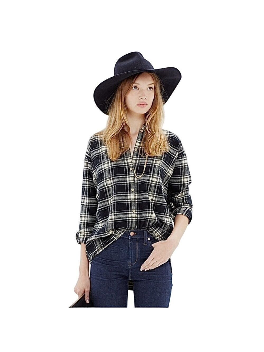 ☀️ MADEWELL ‘Trapeze’ Flannel Shirt